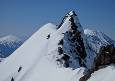 Jess McMillan on the North Sister during our Volcano Ring of Fire Tour. — photo : Me!